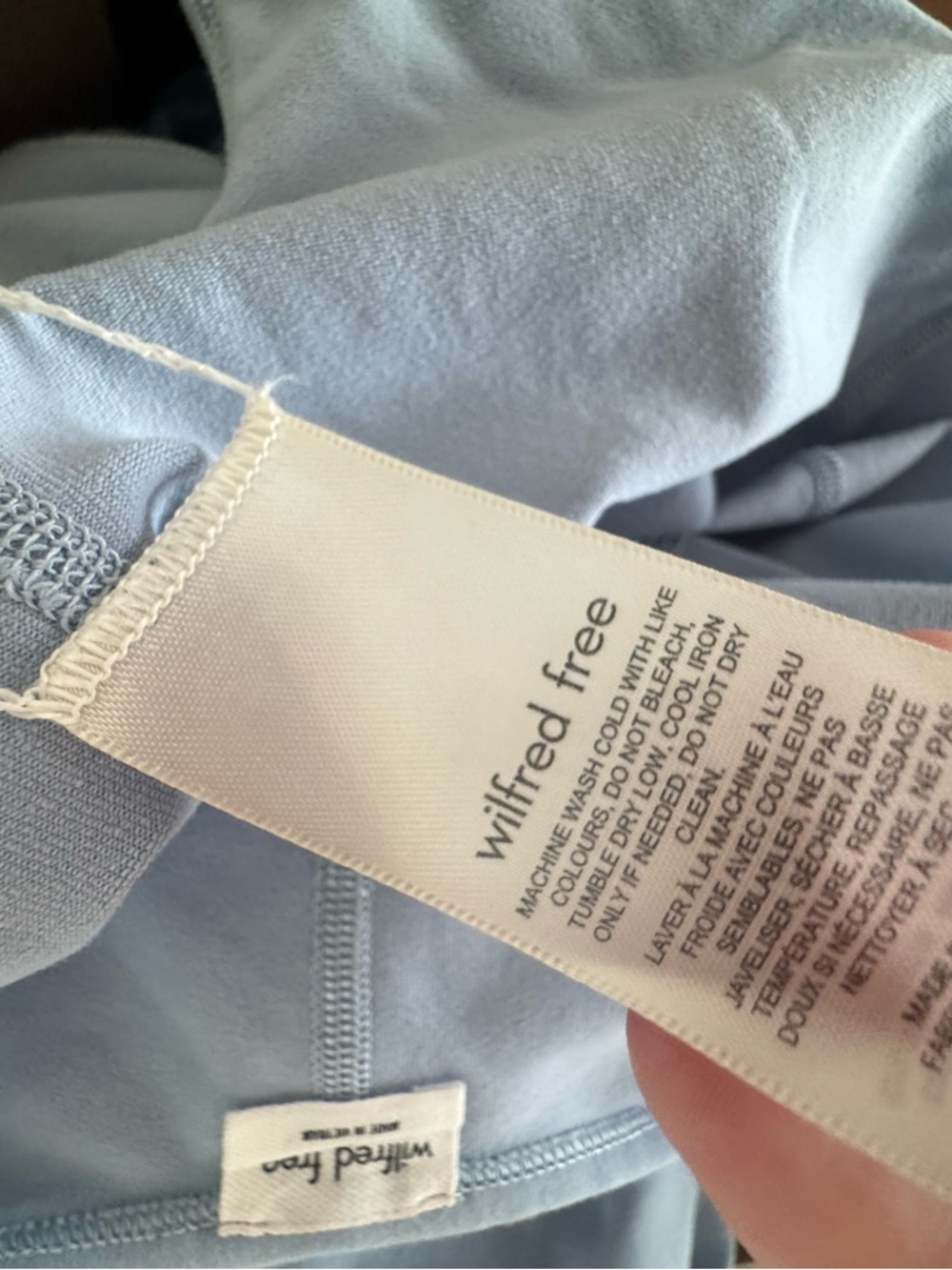 Aritzia Wilfred Light Blue Spaghetti-Strap Jumpsuit - Picture 4 of 4